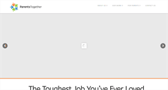 Desktop Screenshot of parents-together.org