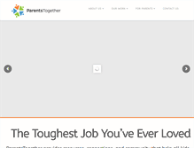 Tablet Screenshot of parents-together.org